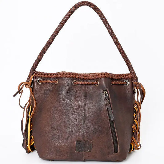 Bucket Hair On Genuine Western Leather Women Bag