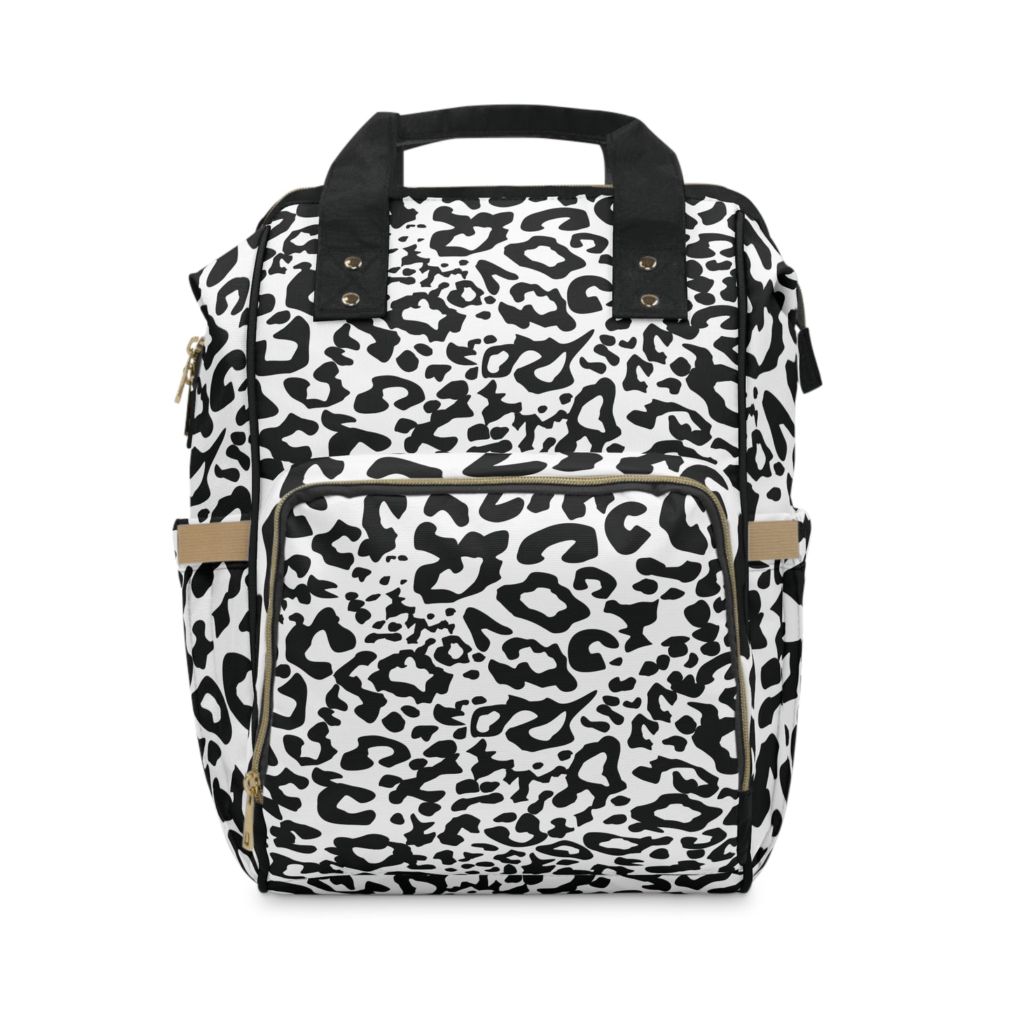 Stylish Leopard Print Diaper Backpack for Moms on the Go