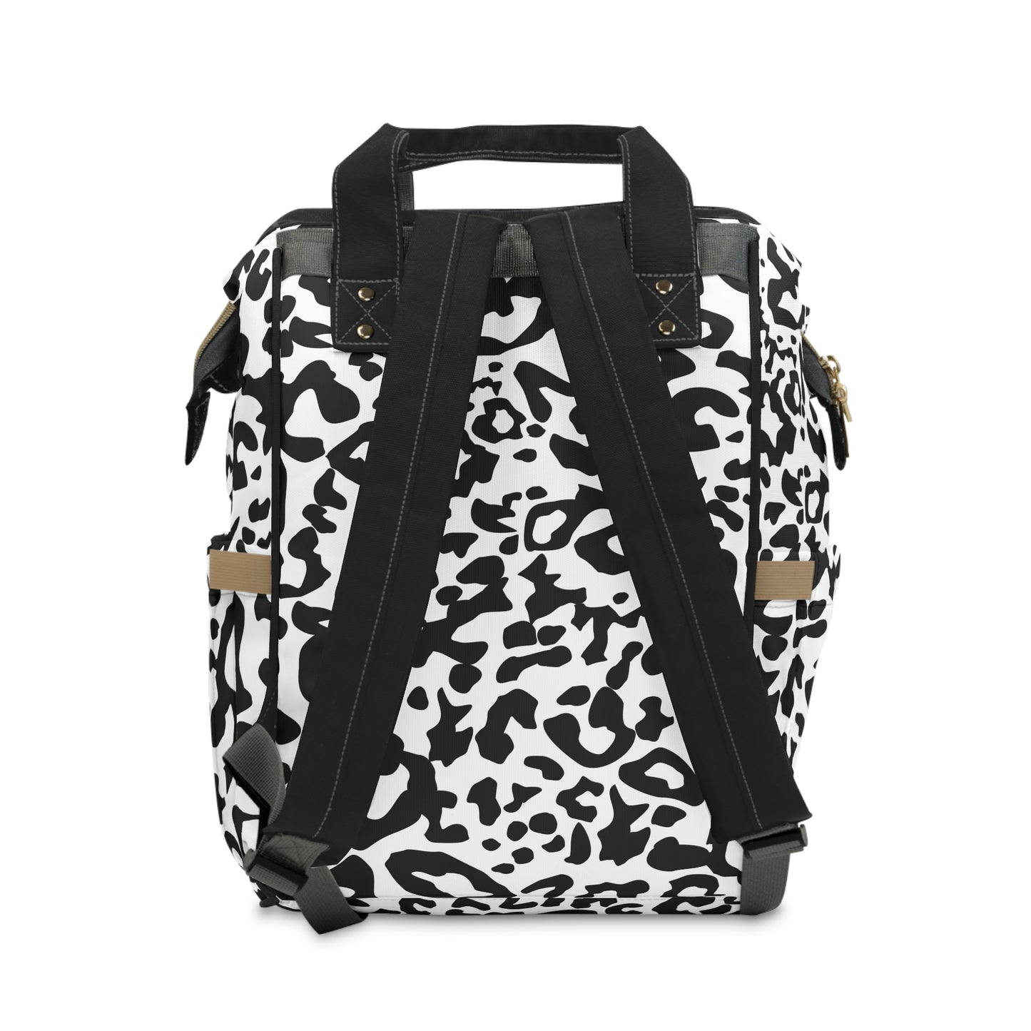 Stylish Leopard Print Diaper Backpack for Moms on the Go